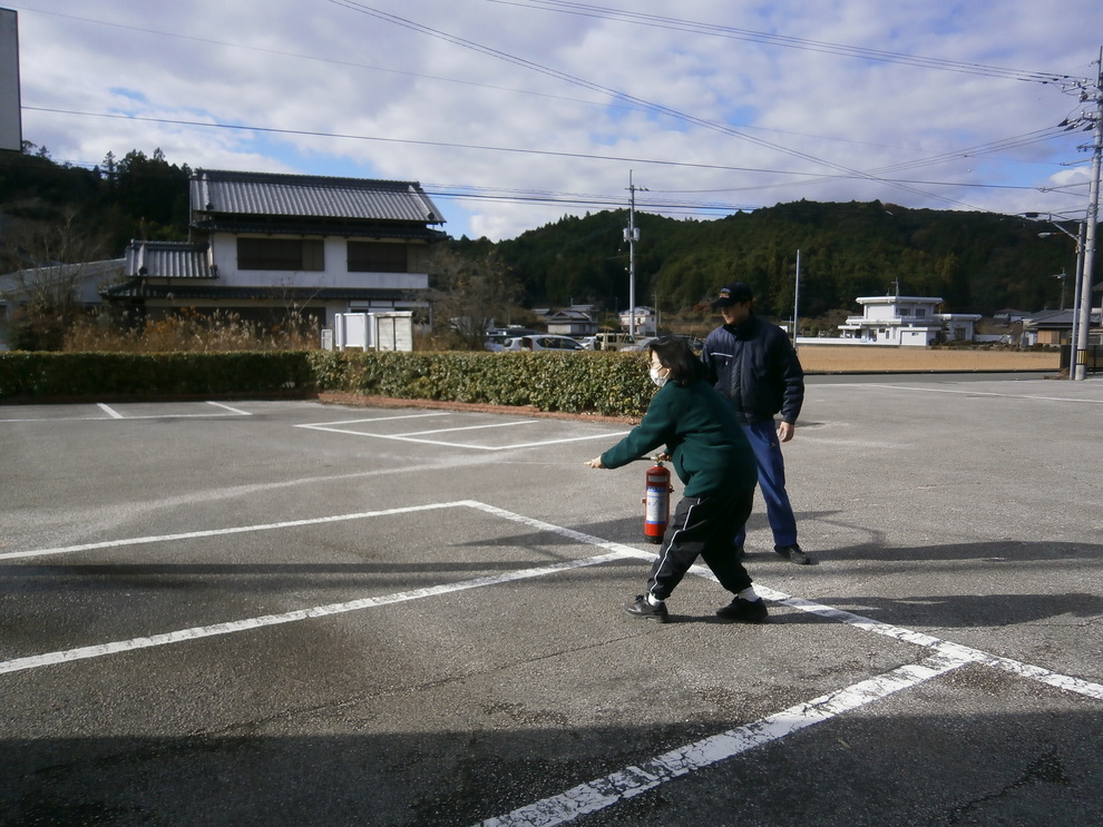 消火訓練の様子
